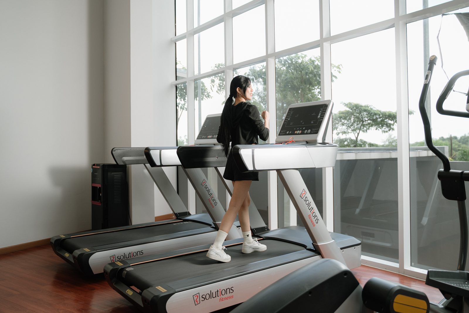 Fitness centre with treadmills at Kalani Tower Batam